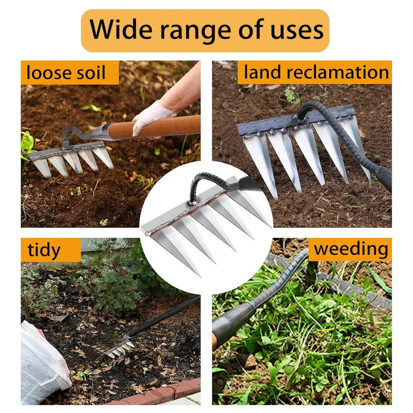 Garden Weeding Tool with 5 Durable Steel Claws (🔥50% OFF 🔥)