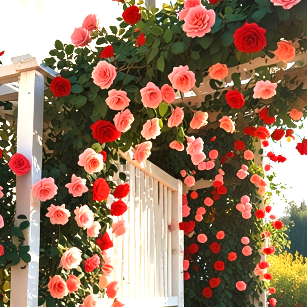 š¹ Elegant Climbing Rose Flower Seeds- 9 Rare and Breathtaking Colors Seeds(IMPORTED)