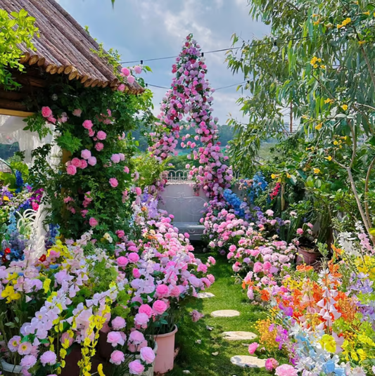 🌹 Elegant Climbing Rose Flower Seeds- 9 Rare and Breathtaking Colors Seeds(IMPORTED)