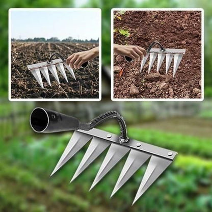 Garden Weeding Tool with 5 Durable Steel Claws (🔥50% OFF 🔥)